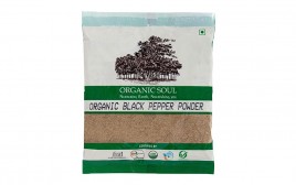 Organic Soul Organic Black Pepper Powder   Pack  100 grams